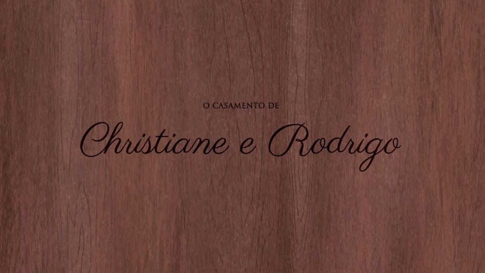 Christiane e Rodrigo